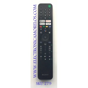CONTROL REMOTO CON COMANDO DE VOZ PARA SMART TV SONY / NUMERO DE PARTE RMF-TX520P / Q22D0001446 / MODELOS KD-43X80J / KD-50X80J / XR-55A80J / KD-55X80J / KD-55X85J